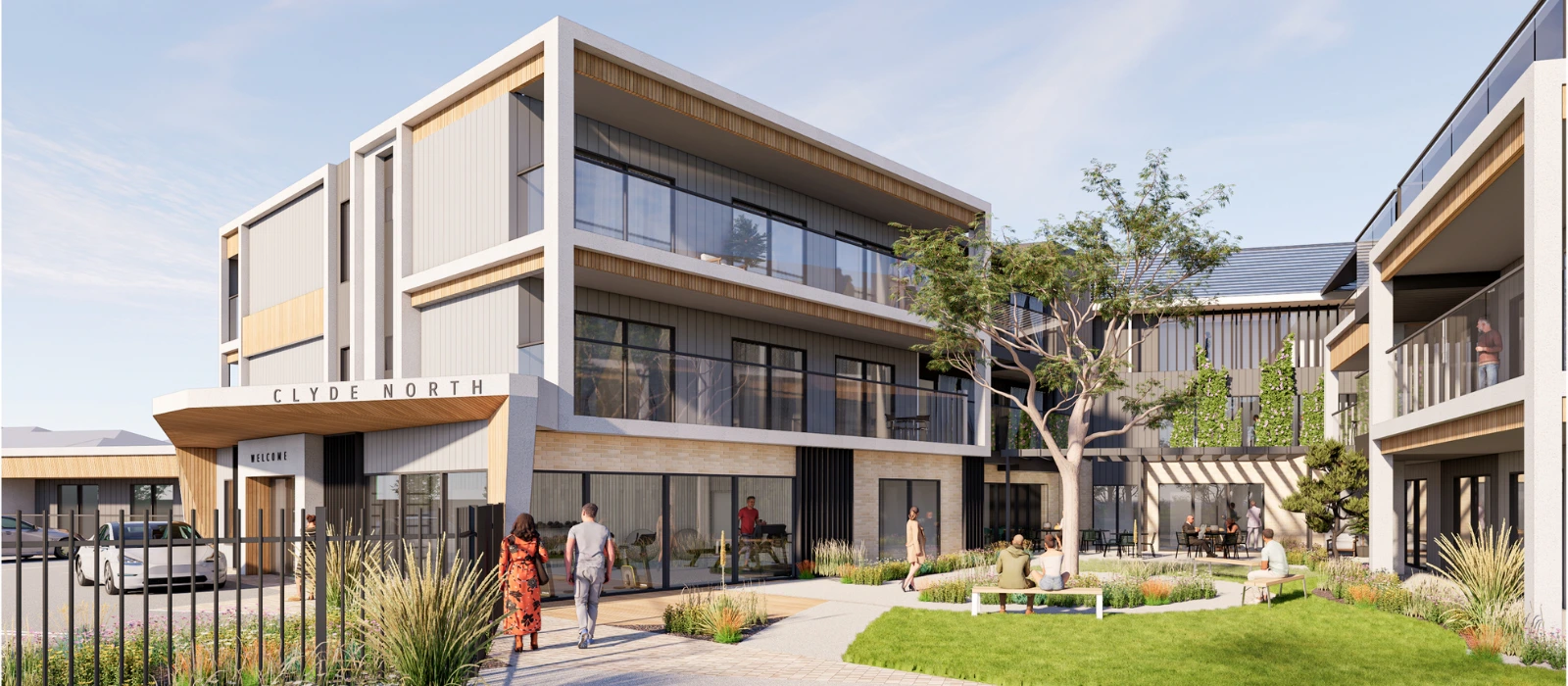 Clyde North Terrace Care Community (VIC) featuring Galvin tapware and sanitaryware products